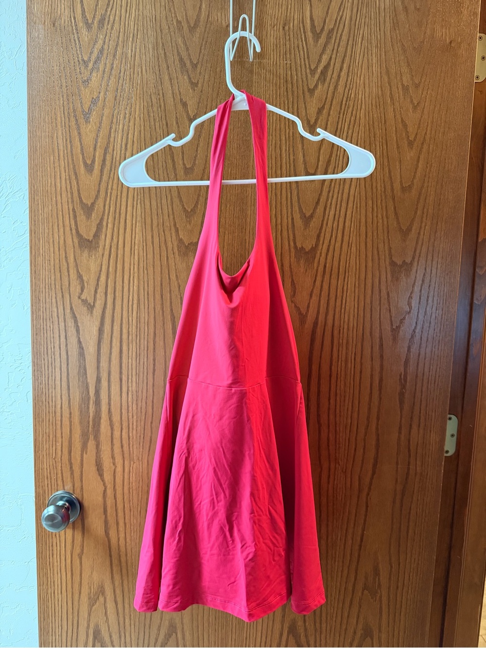 all in motion Hot Pink Halter Swing Mini Dress